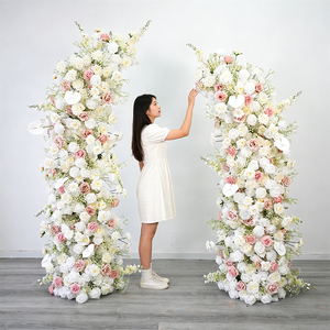 ซุ้มดอกไม้ประดิษฐ์สำหรับงานแต่งงาน งานปาร์ตี้ ฉากหลังตกแต่งคริสต์มาส กลับไปโรงเรียน ปรับแต่งขนาดและสีได้ - Product Image 1