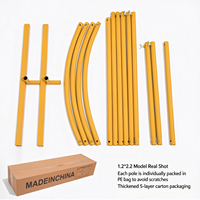Arche de mariage modulaire en acier galvanisé - Kit d'arche pour ballons, décorations florales et toiles de fond (montage facile, prêt à la location)