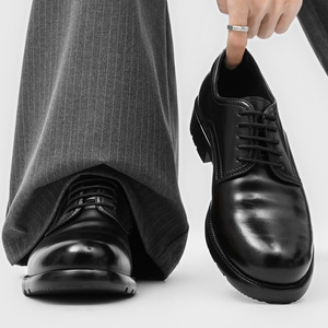 Zapatos Derby para Hombre 2026, Negros, de Alta Gama, con Suela Gruesa, Casuales, Versátiles, para Negocios - Product Image 6