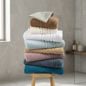 Serviette de bain rectangulaire de luxe en coton turc 100% à séchage rapide, tissée, blanche, moelleuse et confortable pour la douche et l'hôtellerie, usage domestique, Turquie - Product Image 3