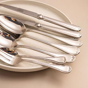 Роскошный современный легкий набор из нержавеющей стали и столовых приборов для ресторана-оптовая продажа Ложка Вилка Нож Посуда - Product Image 1