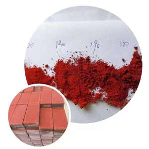 Oxyde de fer ciment béton briques de couleur rouge pain poudre lavage acide ciment chaussée colorant - Product Image 2