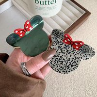Élégante pince à cheveux en acétate motif Mickey et bandeau lapin, épingle à cheveux design requin – Accessoire de fête fait main