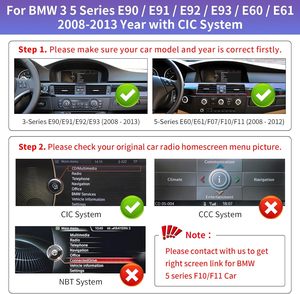 Pantalla Táctil Multimedia Inalámbrica Apple CarPlay Linux para Automóvil, para BMW Serie 5 3 E60 E61 E62 E63 E90 E91 E92 E93 Sistema CCC CIC - Product Image 2