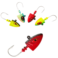 Leurre de pêche jigging en métal 80g pour eau salée, tête de plomb pour pêche en haute mer, pour Perche, Maquereau, Pargo, Lac, Rivière