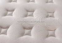 Matelas à ressorts en mousse haute densité OEM 5*6 Topper Matelas à ressorts ensachés pour hôtel en gel de latex à mémoire de forme