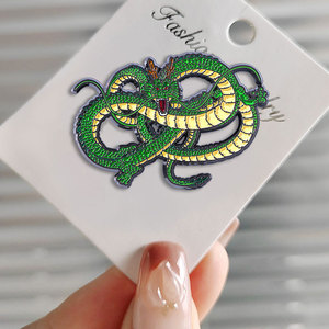 Épingle en émail <span class=keywords><strong>Super</strong></span> <span class=keywords><strong>Saiyan</strong></span> de dessin animé en gros Épingles d'insigne de dragon de dessin animé de dragon de souhait - Product Image 2