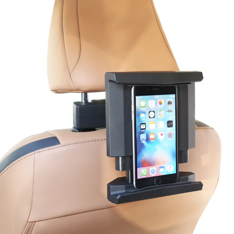 360 Rotating Adjustable Tablet Holder Car Headrest