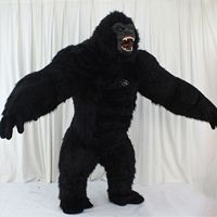 Costumes gonflables Godzilla & Gorilla King & Hulk Costumes de mascotte de dessin animé pour accessoires de performance de marche d'Halloween et de carnaval