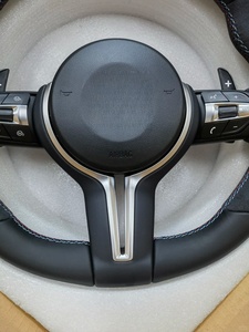 Volant de voiture en cuir noir HF M Sport pour <span class=keywords><strong>BMW</strong></span> Série <span class=keywords><strong>F</strong></span> F20 F22 F23 F30 F33 F34 X1 F48 X5 F15 X3 F25 <span class=keywords><strong>M3</strong></span> F80 E90 E70 E84 - Product Image 5