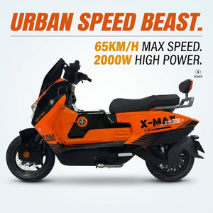 Scooter Eléctrico X-MAX 2000W 72V, 65km/h, Autonomía 70-80km, Sensor Inteligente, Frenos de Disco Dobles, OEM ODM - Product Image 1