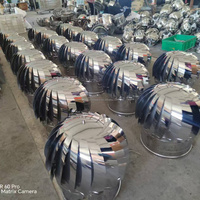 Turbine de ventilation de toit en acier inoxydable à énergie éolienne naturelle pour la circulation d'air des entrepôts, usines et bâtiments commerciaux