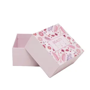 packaging box with custom logo Creative world cover cosmetic color box rectangular high-end gift packing paper box