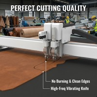 CNC-Vibrationsmesser-Plotter für Maßgeschneiderte Aufnäher, Embleme, Hutbesatz und Stickerei-Stabilisator-Schneiden