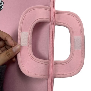 Nouveau porte-documents Durable de taille personnalisée, couleur unie recyclée, fermeture éclair, Sublimation pour ordinateur portable 14 pouces, étui en velours néoprène, pochette pour ordinateur portable - Product Image 4