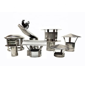 Cappa per Canna Fumaria Sospesa per Tubo Flessibile da 5 Pollici - Terracotta Verniciata a Polvere - Product Image 5