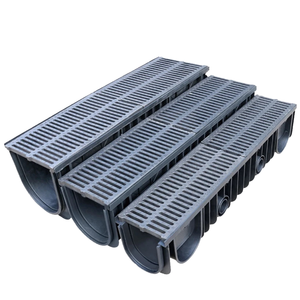 Système de caniveau de drainage de pluie <span class=keywords><strong>extérieur</strong></span> moderne pour maison, jardin et garage, en plastique HDPE durable et anticorrosion - Product Image 3