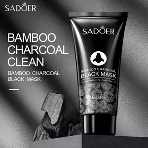 Mascarilla Facial de Barro Negro para Eliminar Puntos Negros y Suciedad, con Carbón de Bambú Natural de 60g, Marca Privada - Product Image 5