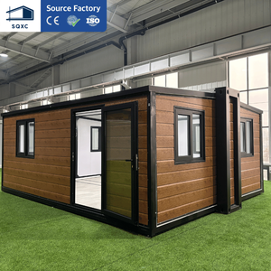 Maisonnette préfabriquée pliable en bois, extensible, type conteneur, installation rapide, prête à vivre, résistante aux ouragans, <span class=keywords><strong>Airbnb</strong></span> - Product Image 1