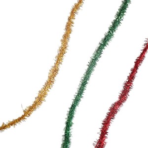 Pita Glitter Metalik Warna-warni Natal Grosir Pabrik, Untaian Hiasan Natal untuk Dekorasi DIY - Product Image 4