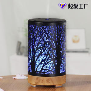 Diffuseur d'arômes Forest Design 100 ml, humidificateur de bureau avec lumière LED pour la maison et le bureau - Product Image 4