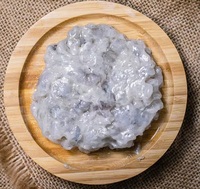 Pâte de crevettes hachées riche en protéines (95 % min.), pâte de crevettes surgelée de qualité supérieure avec texture onctueuse pour dim sum et hotpot gastronomiques