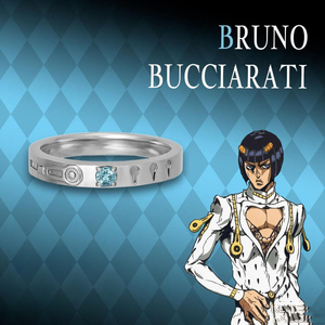 Anime JoJo anelli di avventura bizzarra Giorno <span class=keywords><strong>Giovanna</strong></span> Bruno Buccellati Halloween moda uomo <span class=keywords><strong>donna</strong></span> Cosplay accessori regali - Product Image 2