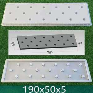 FR merek prefabrikasi Panel pagar beton dan bangunan blok cetakan plastik injeksi Molding Mode Model 190*50*5 - Product Image 6