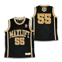 customizable black mesh basketball jersey