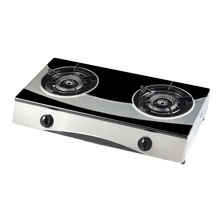 Home kitchen high quality cooking appliance best stainless steel commercial cooktop popular 2 burner gas stove price top