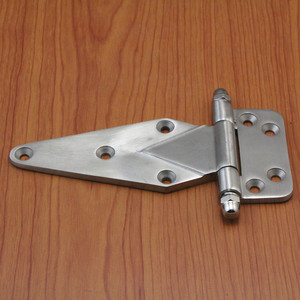 Bisagra para Muebles de Acero Inoxidable, 4 mm de Grosor, Acabado Cepillado, Montaje en Superficie, HT070 3 - Product Image 2