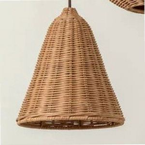 Sombrero de Macramé Boho Amarillo de Plástico para Niños, Decoración de Pared, Cesta Colgante de Ratán para Tartas y Reposterí<span class=keywords><strong>a</strong></span>, Macetas Decorativas de Bambú - Product Image 6