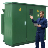 Huaxin 10 kV 1000 kVA Autotransformateur triphasé immergé dans l'huile, monté sur socle, type boîtier compact, pour poste de transformation mobile industriel