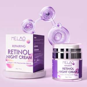 Crème hydratante pour le visage au rétinol <span class=keywords><strong>de</strong></span> haute qualité, réparation rapide des <span class=keywords><strong>rides</strong></span>, crème hydratante anti-<span class=keywords><strong>rides</strong></span> <span class=keywords><strong>de</strong></span> nuit, crème pour le visage au collagène - Product Image 1