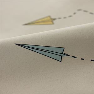 Venta al por mayor de fábrica Avión de dibujos animados Cortinas impresas digitales Cortinas impresas listas para habitaciones de niños y niñas - Product Image 6