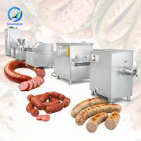 Ligne de production de saucisses OCEAN, machine à fabriquer des saucisses, embutidora, remplisseuse de saucisses hydraulique à volume réglable à vendre