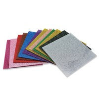 Feuille acrylique créative à sublimation avec paillettes et texture scintillante, plastique multicolore DIY pour boucles d'oreilles, bijoux et artisanat cadeau