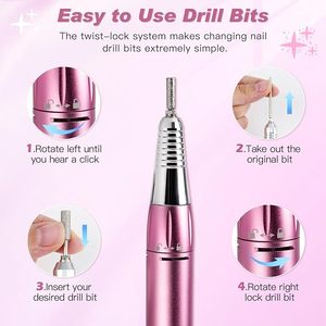 Collecteur de poussière pour ongles Biutee 5-en-1, perceuse 30000 tr/min et lampe UV LED - Product Image 6