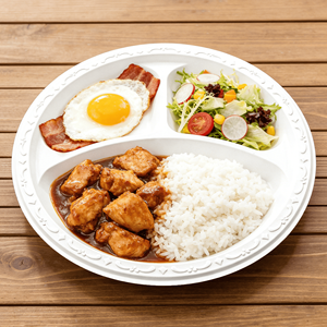 [400 unidades] 10 Platos de PP con relleno mineral, 3 compartimentos, redondos, blancos - Product Image 6