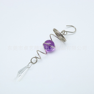 Wholesale <b>Gazing</b> <b>Ball</b> Spiral Tail Wind Spinner Stabilizer Hanging Yard Ornament Garden Decoration Metal Wind Spinner Spiral Tail - Product Image 5