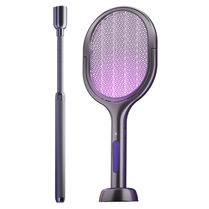 Raquette électrique télescopique anti-mouches avec poignée rechargeable par USB - Product Image 3