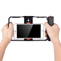 Stabilisateur vidéo pour smartphone professionnel, étui de tournage, poignée de stabilisation vidéo pour iPhone Xs Max XR X 8 Plus