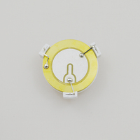 Avertisseur sonore piézoélectrique passif rond de 36 mm à montage traversant avec fils, en plastique, pour machine-outil et alarme d'avertissement de coffret de commande