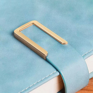 สมุดโน้ต A5ทำจากหนัง PU สำหรับธุรกิจพร้อมหัวเข็มขัดออกแบบได้ตามที่ต้องการสำหรับสำนักงานไดอารี่ cuadernos - Product Image 4