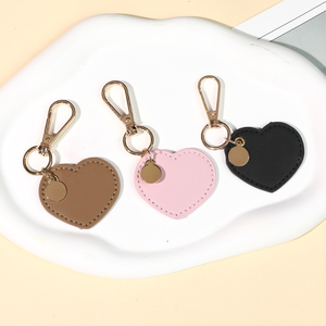 Porte-clés Cœur en Cuir PU Créatif et Adorable, Léger et Durable, Idéal pour <span class=keywords><strong>Voiture</strong></span> et Sac, Multi-Occasions - Meilleure Vente - Product Image 3