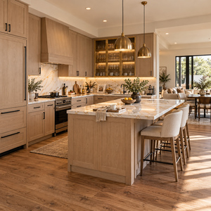 Armoires de cuisine en placage de bois sur mesure pour les développeurs immobiliers et les entrepreneurs Charlotte Multifamily Rental - Product Image 1