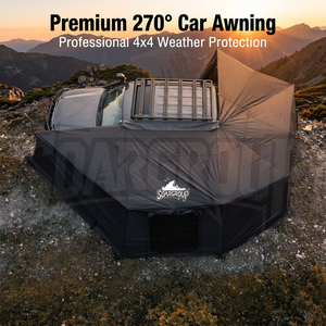 Auvent 360 degrés avec poteaux en aluminium, installation instantanée, espace privé entièrement fermé, fournisseur OEM ODM personnalisé en gros - Product Image 1