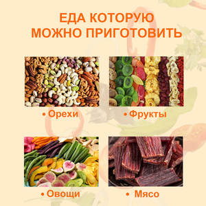 Déshydrateur alimentaire domestique en acier inoxydable à 6 niveaux de petite capacité pour légumes et fruits - Product Image 2