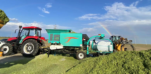 La máquina integrada de envoltura de película de balas redondas con alta densidad de embalaje se utiliza para tallos de maíz de ensilaje - Product Image 3