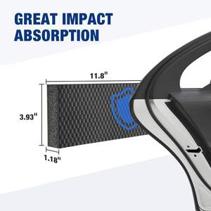 Protection murale de garage, pare-chocs en mousse autocollants résistants pour les bosses des portes de voiture, les meubles, les rayures des vélos, installation facile - Product Image 2